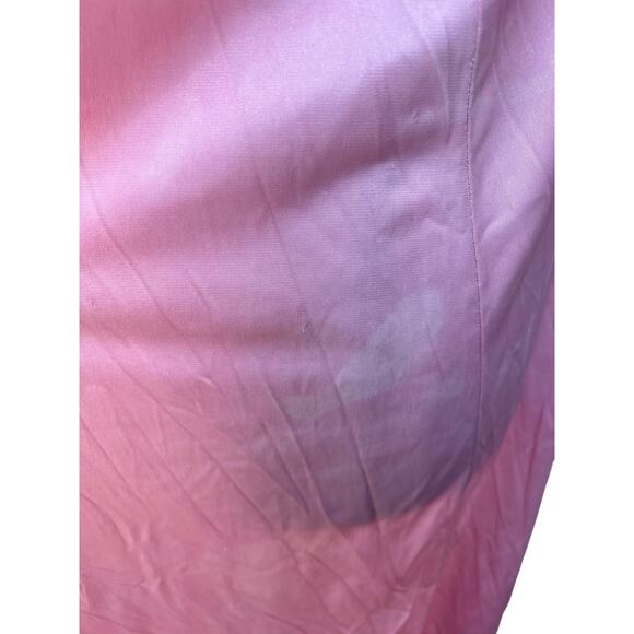 Diane Von Furstenberg Nylon Nightgown Spaghetti Strap Lace Detail Pink MEDIUM 34 - Picture 6 of 7